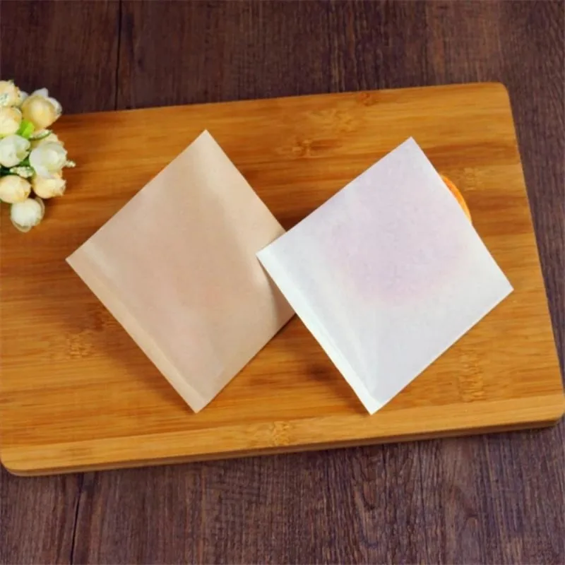 100 قطعة ساندويتش دونات كيس الخبز همبرغر أكياس الورق تغليف المواد الغذائية أكياس توريد المطاعم