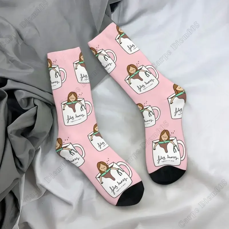 Y2K Cute Doctor Nurse in Trouble Doctor Nurse Men Women Warm 3D Printed Football Sports Socks