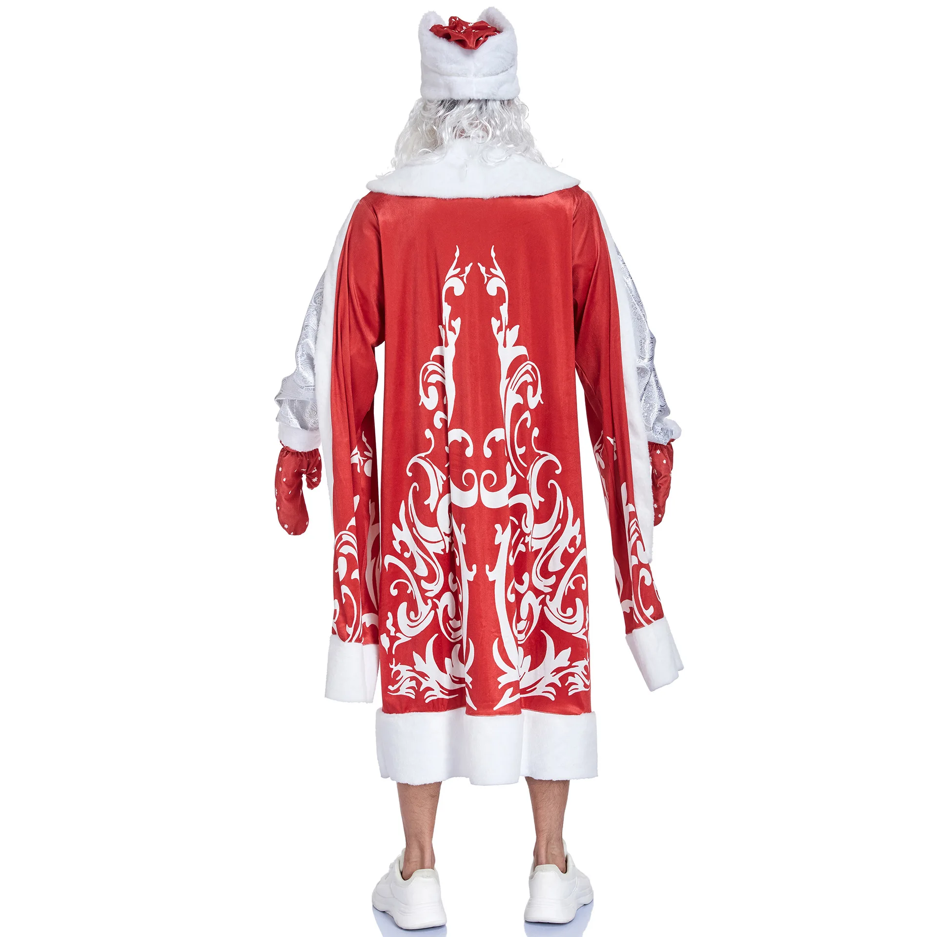 Costume de Père Noël Rouge ou Bleu – Ensemble Complet – photo 5