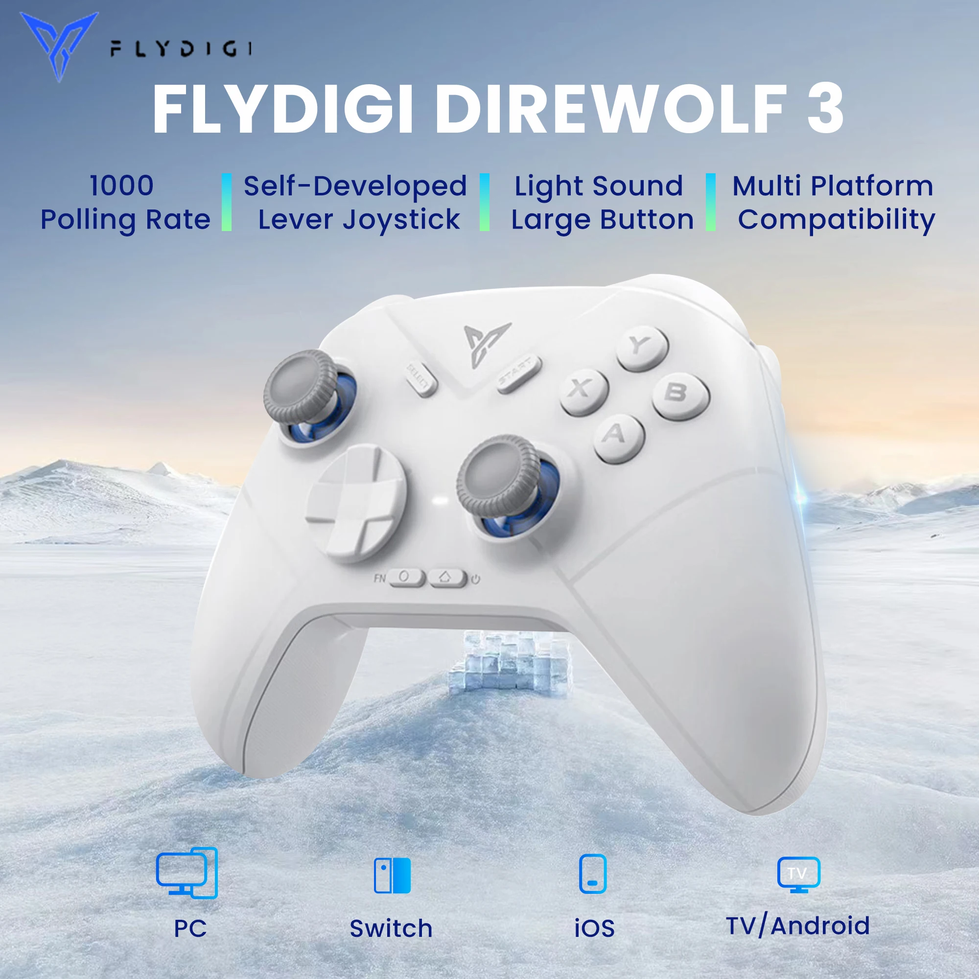 

Flydigi Direwolf 3/Direwolf2/Dune Fox Gamepad, Wireless Game Controller With Hall Lineness Function For PC NS TV Mobile Games