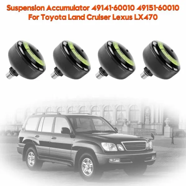 4914160010 4915160010 4pcs Car Suspension Accumulator for 97-07 Lexus LX470 Toyota Land Cruiser J100