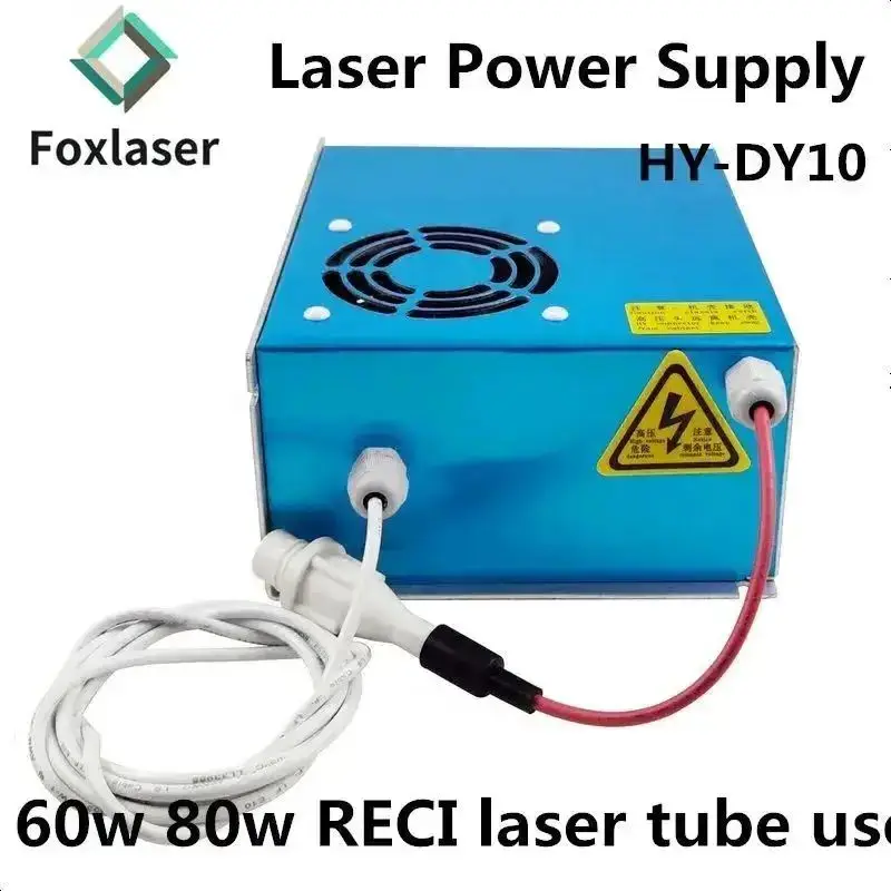 80W RECI Power Supply HY-DY10 For 80w Laser Engraver Cutting Machine 110v 220v