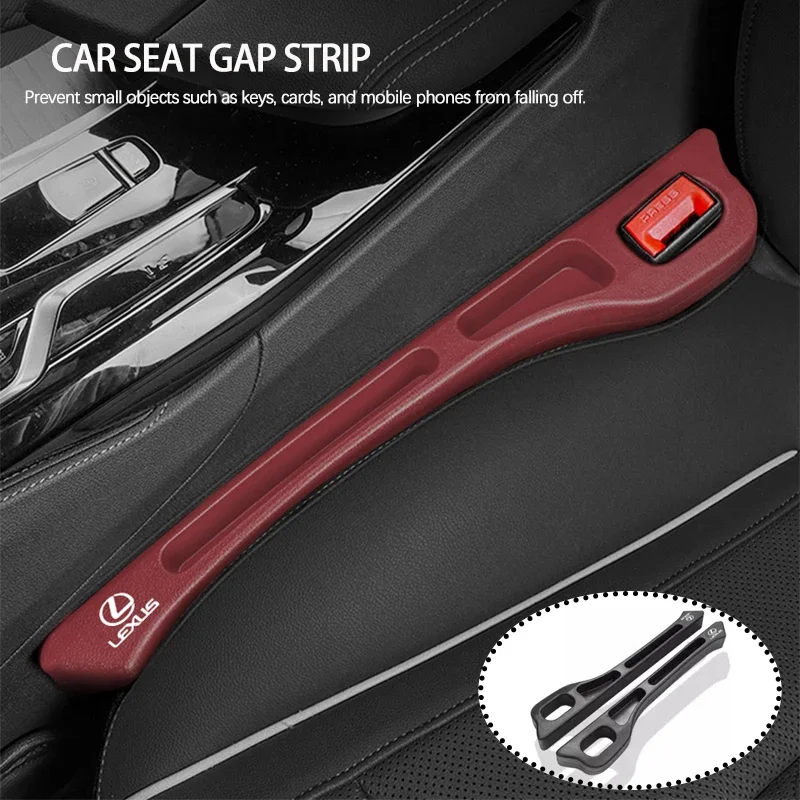 Car Seat Gap Plug Organizer PU Filling Strip For Lexus RX330 IS250 Ct200h ES300h RX350 IS300h NX300h UX Car Interior Accessories