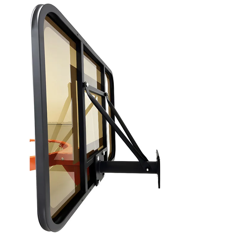 Tabellone con telaio da basket a parete per interni ed esterni per canestro di aggiornamento per tennis da competizione di allenamento