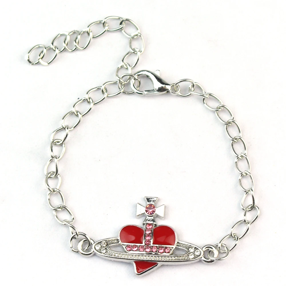 5 اللون العصرية سوار زحل حجر الراين كريستال كوكب زحل قلادة للنساء موضة سحر المجوهرات هدية