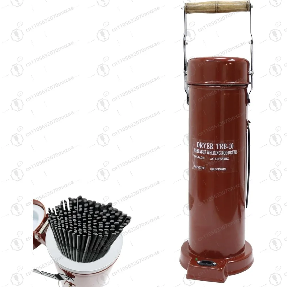 فرن قضيب لحام 22 رطل حاوية تخزين مجفف كهربائي محمول مع مقبض مقاوم للحرارة 180 ℃   AC220v