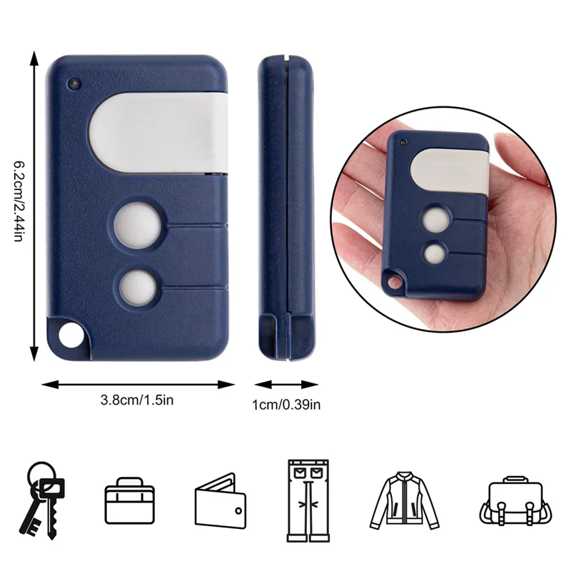 AM-3Pcs Garage Door Remote 433.92Mhz, 3-Button Opener Control  Compatible With Multiple Models