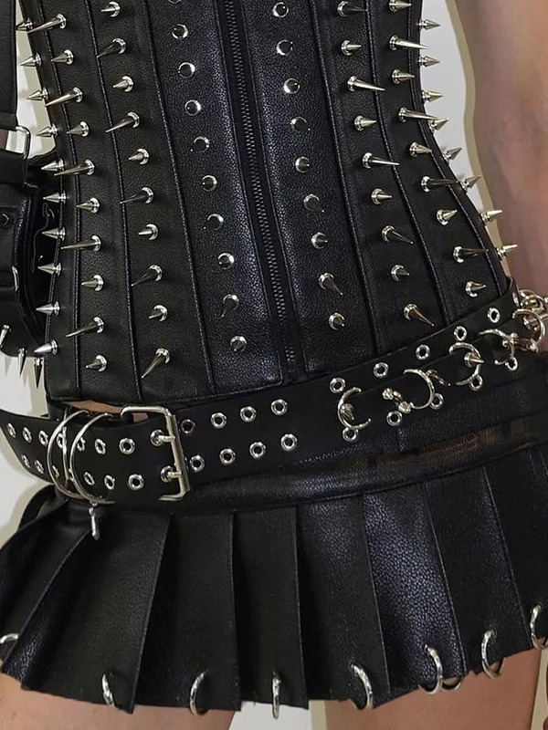 

Sexy Low Waist Skirt for Trendy Girls Colored Street Sle Knitted Leather ort Skirts Women's Faion Summer 2025