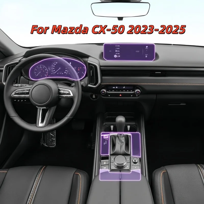 

Transparent TPU for Car Interior Center Console For Mazda CX-50 2023-2025 Car Interior Accessories