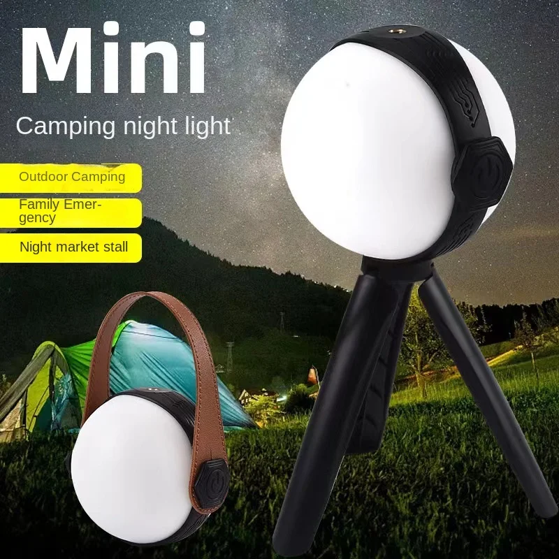 New Fast Charging LED Ball Bulb Portable Elf Ball Camping Light Outdoor Multi-function Camping Tent Light SOS Distress Light