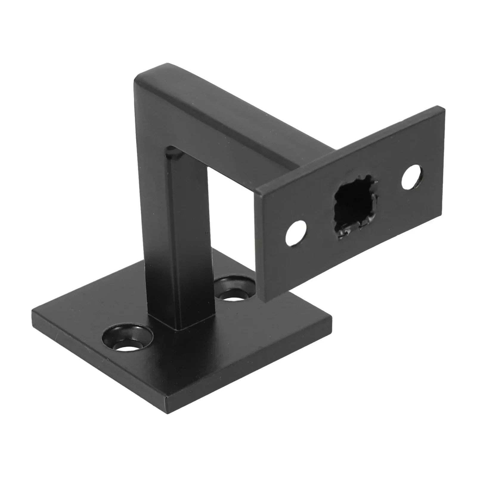 Handrail Brackets Stainless Steel Square Handrail Brackets Matte Black For Office Schools Ramps Hospitals Lobbies Stairs