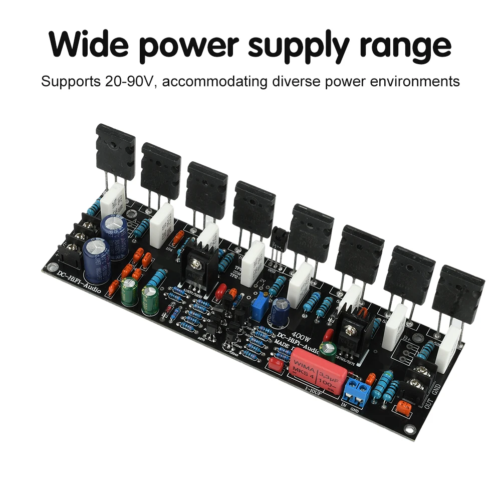 نسخة مطورة أحادية 400 واط مكبر صوت رقمي مجلس 1943 + 5200 تيار مستمر 20 فولت-90 فولت HIFI عالية الطاقة مكبرات الصوت وحدة أمبير