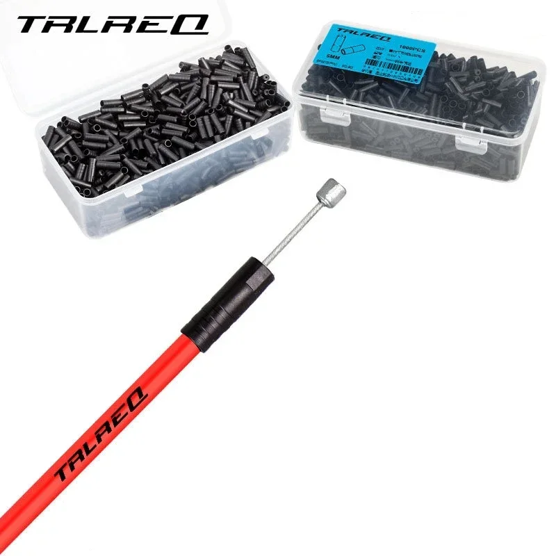 

Mountain Bike 1000 Pcs PP Plastic Brake Cable Tube Cap Shift Pipe Caps 4/5mm Iamok Bicycle Parts