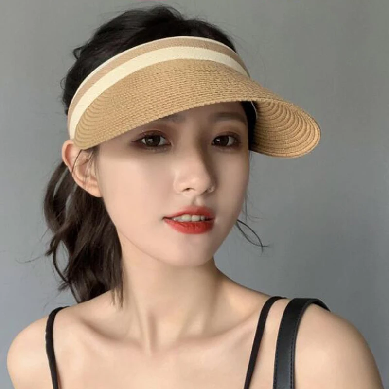 New Cotton UV Travel Hats Unisex Big Brim Outdoor Beach Caps Fashion Casual Panama Cap Ladies SunHat Summer man woman Bucket Hat