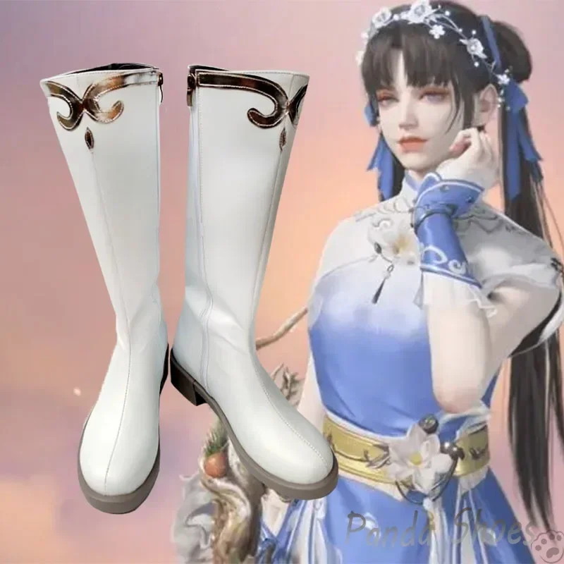 

Naraka Bladepoint Sword and Fairy Zhao Linger Обувь для косплея Аниме Игра Cos Сапоги Косплей Костюм Опора Обувь для Хэллоуина