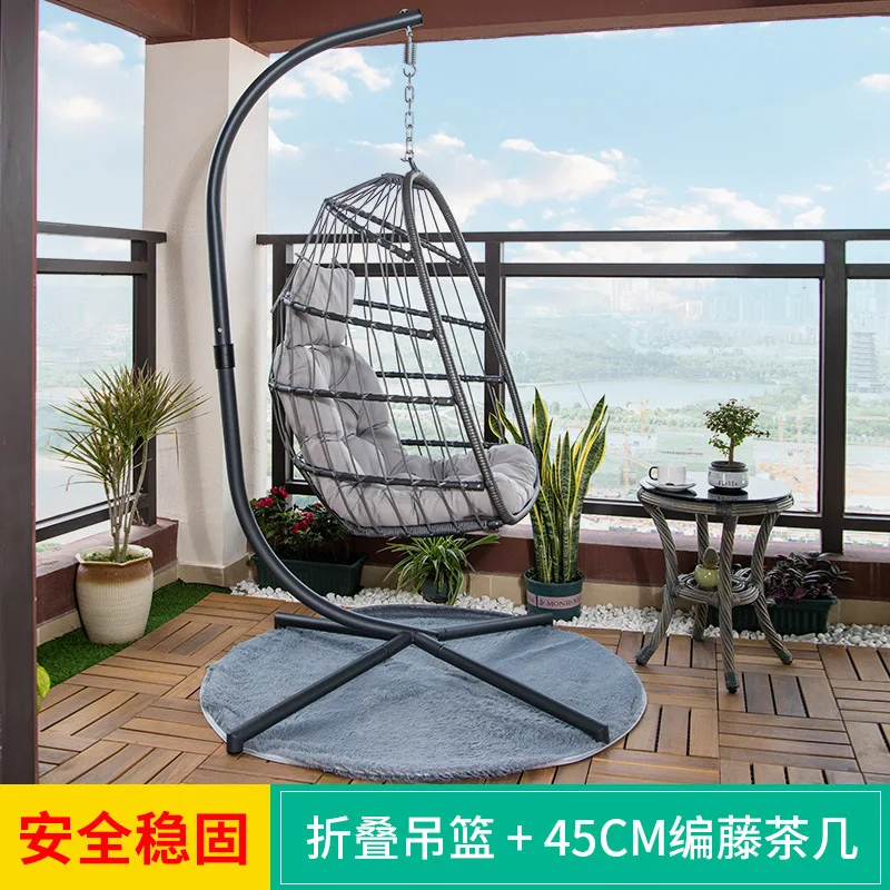 

Customizable Home Balcony Indoor Swing Single Lazy Hanging Basket