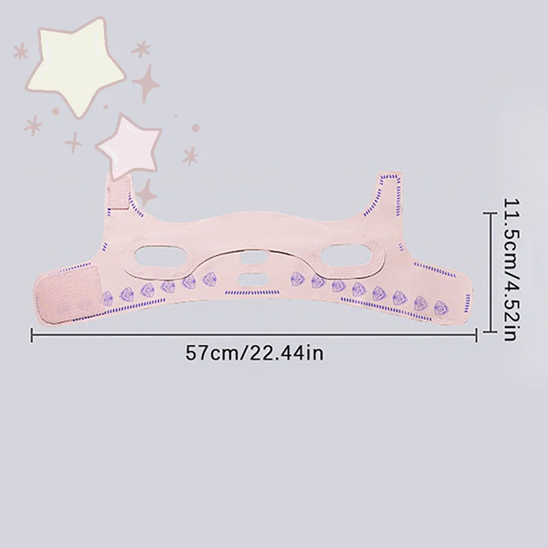 مزدوجة الذقن الوجه التخسيس ضمادة رفع حزام الخامس خط حزام المشدود قناع الوجه أداة العناية بالبشرة #5