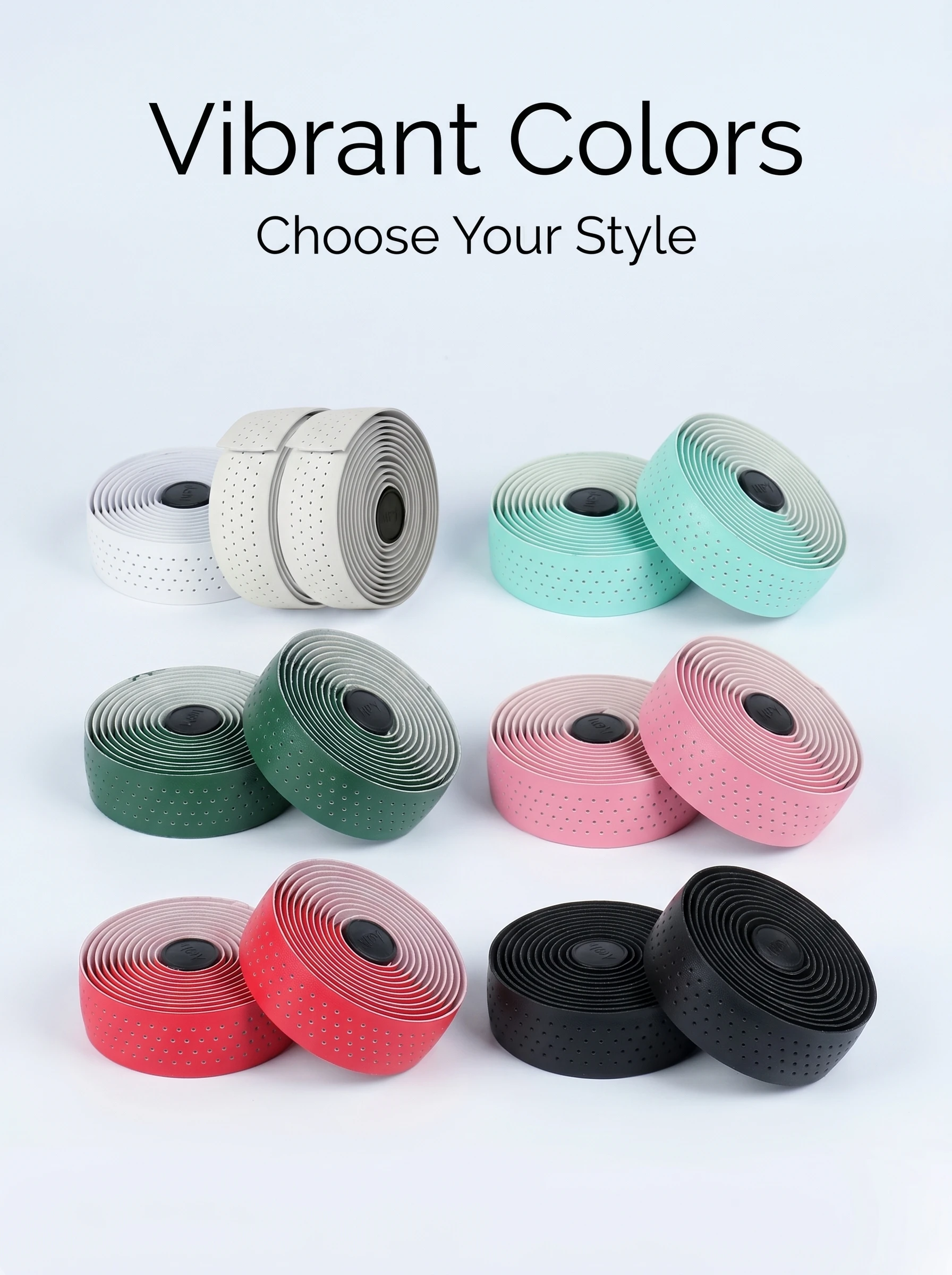 NPY Bicycle Handlebar Tape Road Bike Handle Bar Tapes Anti-slip PU Breathable Cycling Damping Anti-Vibration Straps