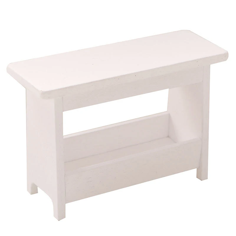 1:12 Dollhouse Mini Stool Desk Table Model Cabinet Bookshelf Furniture Decor Toy