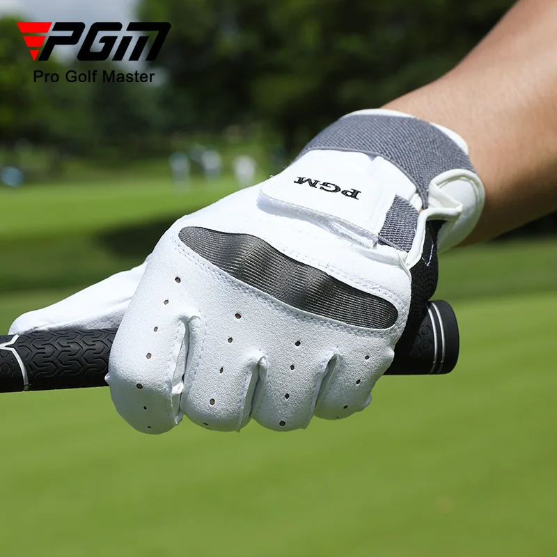 قفاز جولف PGM للرجال لليد اليسرى من جلد الغنم الأصلي مضاد للانزلاق وجيد التهوية #2