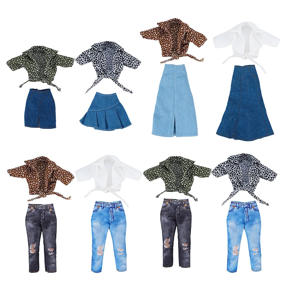 

Elegant Fashion Party Clothes DIY Accessories Casual Wears Shirt Skirt Princess Clothes for 1/6 BJD 30cm Dolls