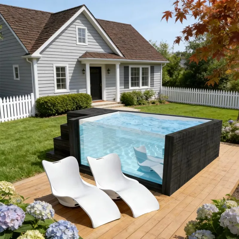 Customized Above Ground Swimming Pool Fiberglass Swimming Pools Spa Swimming Pool Prefab Container Pool Outdoor