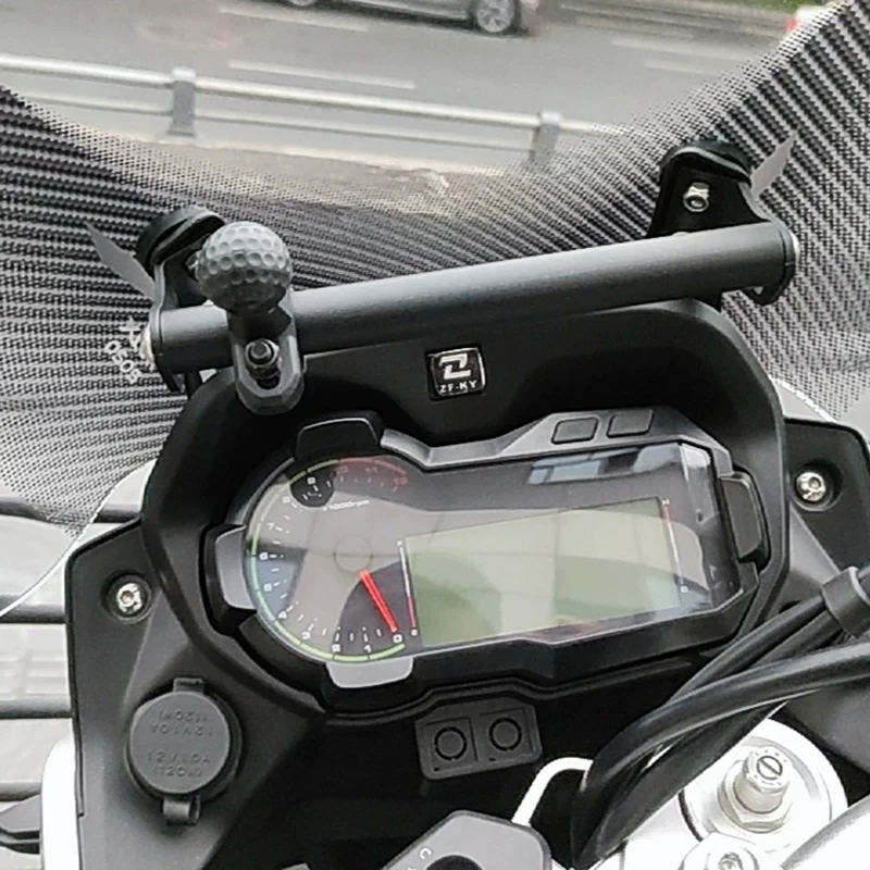 For KOVE 525X Adjustable Multi Hole Extension Rod Support Mobile Phone Navigator Action Camera For Outdoor Riding Parts
