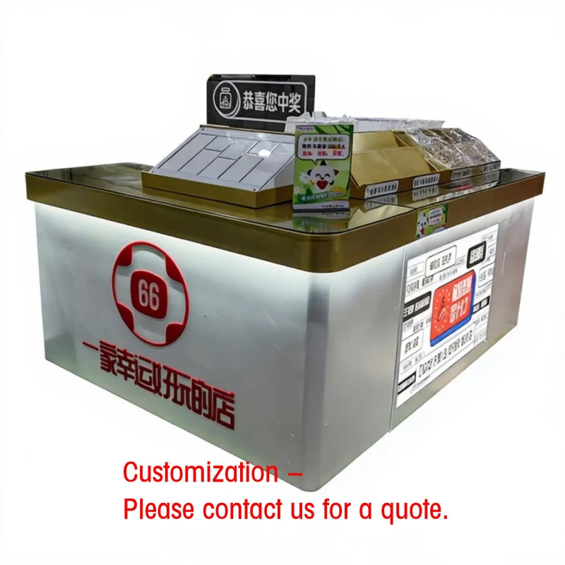 

custom.Modern Heavy Duty Oval White Stainless Steel Display Cases LED Lighting Customizable Luxury Shopping Malls Comp
