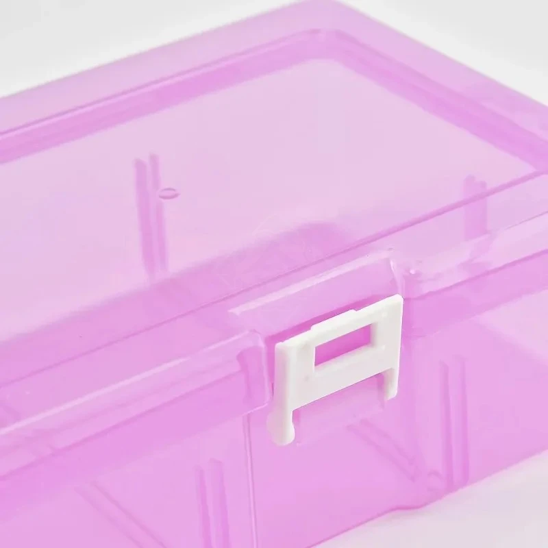 Transparent Plastic Storage Boxes For Jewelry Hardware Accessories Small Items DIY Crafts Cosmetics