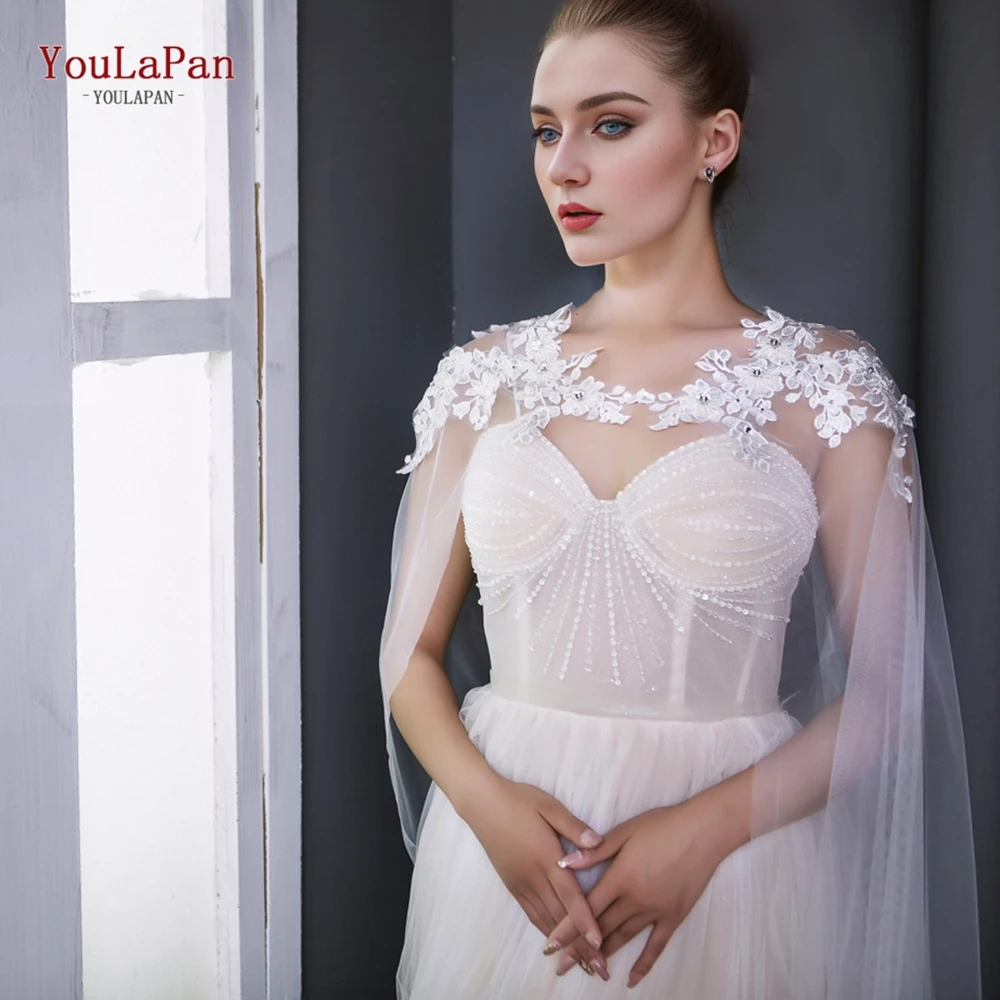 

YouLaPan VG53 элегантный свадебный женский Болеро для свадьбы накидка аксессуары длинные Болеро для женщин DIY Свадебные обертывания