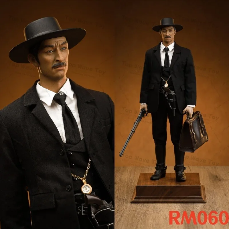

New Stock REDMAN TOYS RM060 1/6 Soldier The Bad Cowboy 12in Action Figures With Smoking Full Set 12'' Action Figure Model Toy