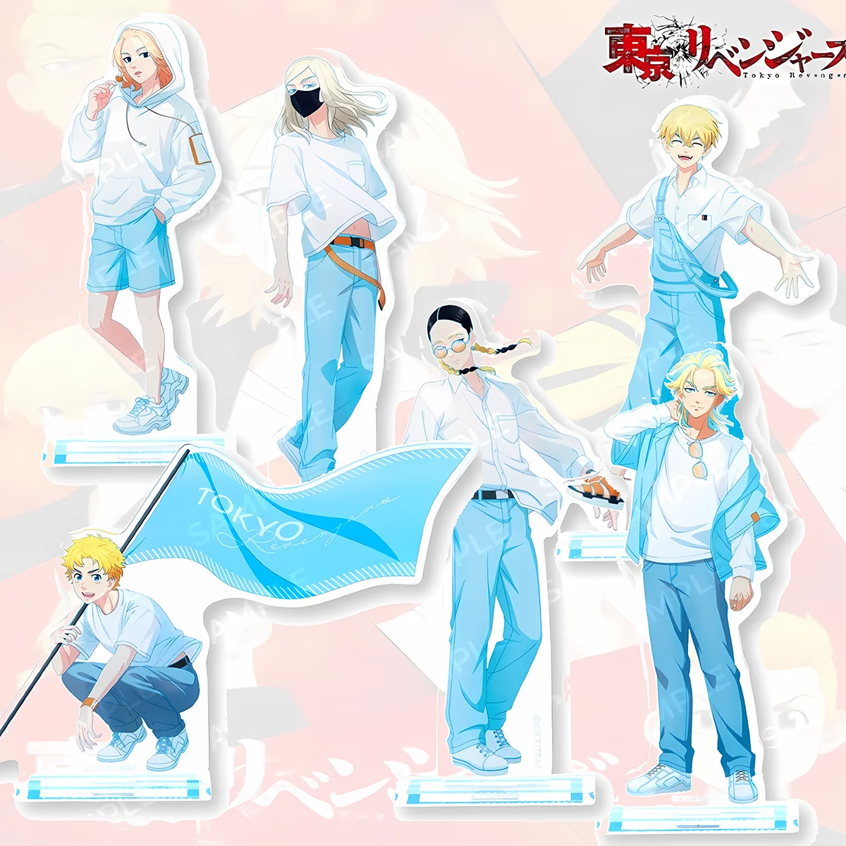 Anime Tokyo Revengers 15cm Acrylic Stand HD Draken Chifuyu Holiday Gift Independence Day Table Cabinet Youth Manga keychain