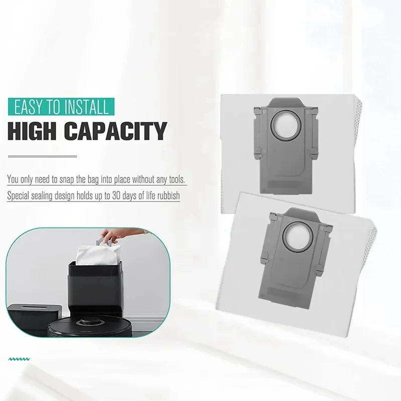 20 قطعة ملحقات حقيبة الغبار لـ Roborock S7 Max V, S7 Max V Plus, G10S, G10S Pro, Q7 MAX Robot Vacuum