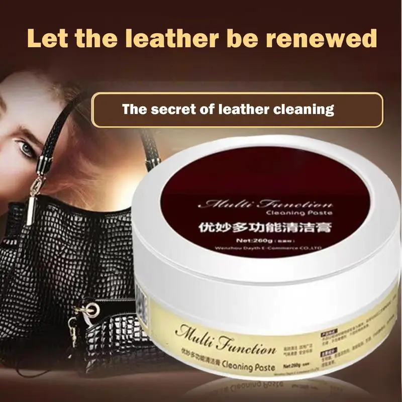 Leather Care Cream Natural Cleaner Cream Multifunctional Leather Protector Powerful Effective Protection Cream Restore Color