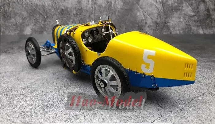 CMC 1/18 For Bugatti T35 #5 1924 Car Model Alloy Kids Toys Boys Birthday Gifts Simulation Hobby Display Collection Blue yellow