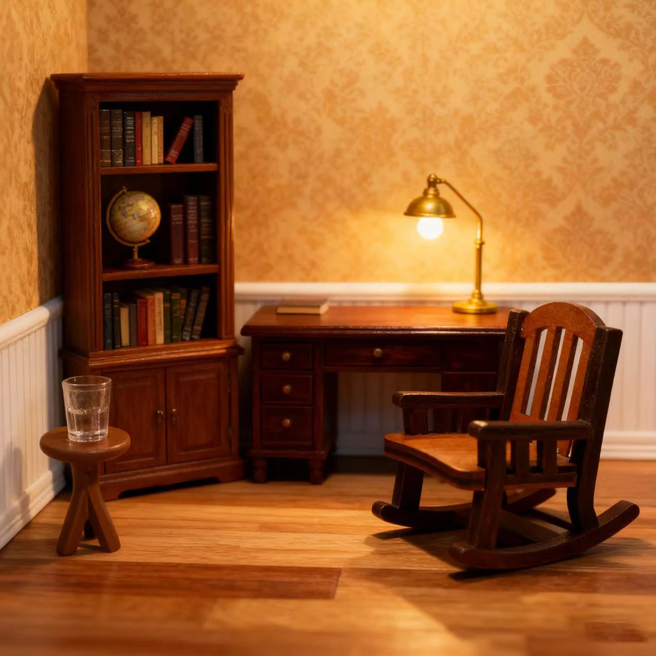 3-teiliges Miniatur-Dekorationsset mit Tisch und Stühlen, geeignet für kreative Geschenke und Geburtstagsgeschenke für Freunde – Detail 4