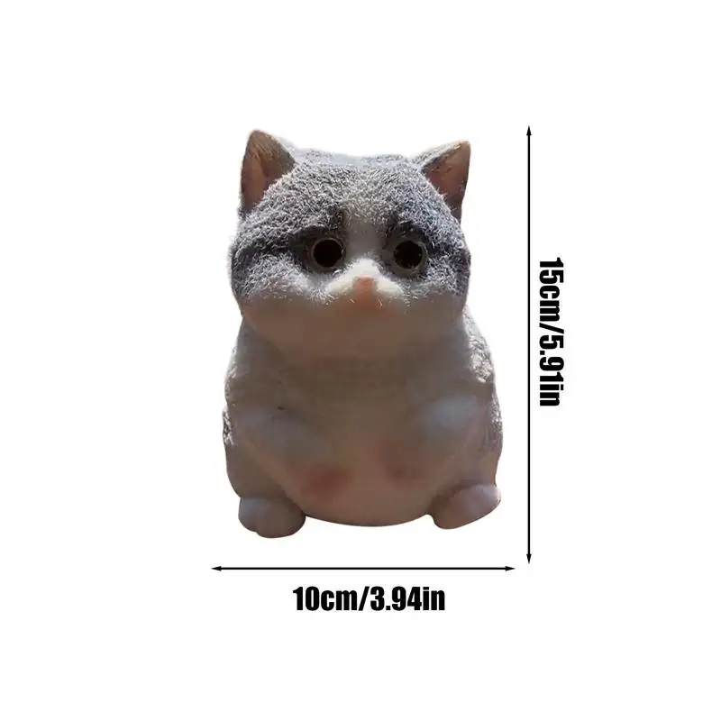 Cartoon Cat Squeeze Toy Animal Fat Cat Squeeze Toy Cute Cat Stress Mochi Squeeze Toys Squeeze Toy TPR Cat Stress Relief Toy Part