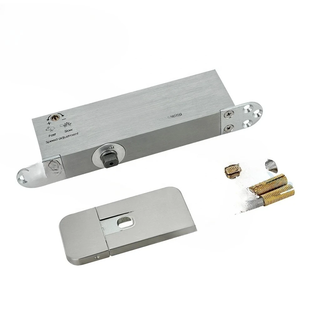 M + باب خشبي مخفي هيدروليكي ذاتي الإغلاق قابل للتعديل في المنتصف السفلي