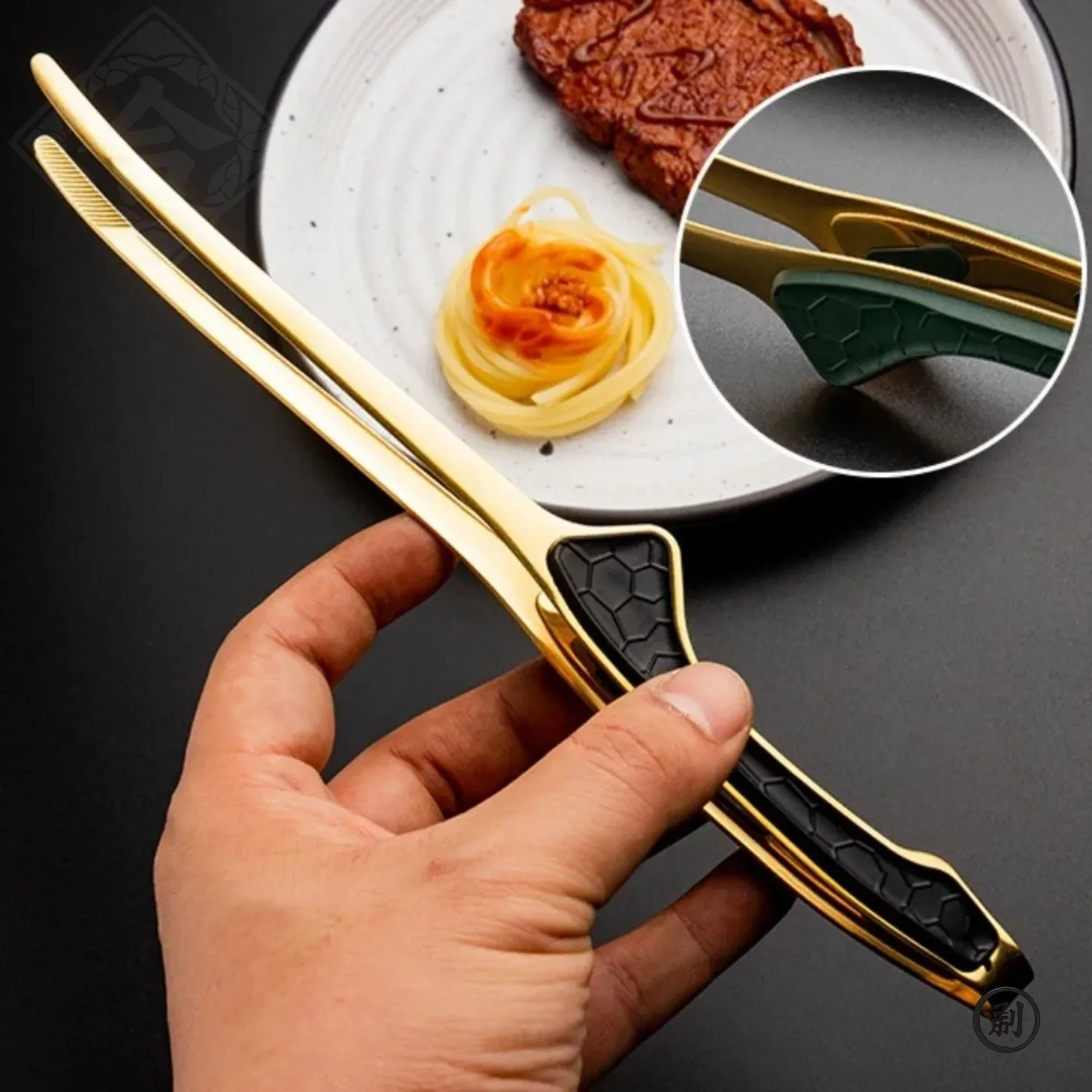 Non-Stick Stainless Steel Barbecue Tongs Anti-scald Anti-slip Steak Tongs Non-Slip Grip Kitchen Tongs for Cooking 2026 NEW