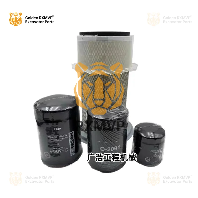 For Sumitomo excavator sh100 120a1 A2 A3 air filter, diesel hydraulic inlet and outlet oil filter, excavator accessories