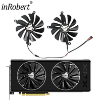 2pcs/set 95mm CF1010U12S GPU Video Card Cooler Fan XFX Radeon RX 5700 XT 8GB THICC II Ultra/ 5700 8GB DD Ultra Graphics Card Fan