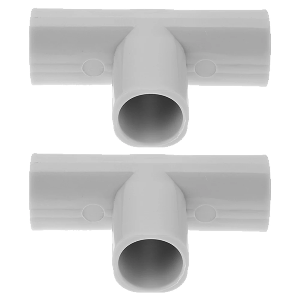 2 قطعة روضة عالمية 3-Way موصلات تجهيزات أنابيب قوية لمنطقة لعب الطفل الآمنة سهلة التركيب قابلة للفصل للتنظيف #2