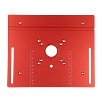 Router Table Insert Plate Aluminum Alloy Wood Milling Flip Board Trimming Machine Engraving Auxiliary Tool Woodworking Benches