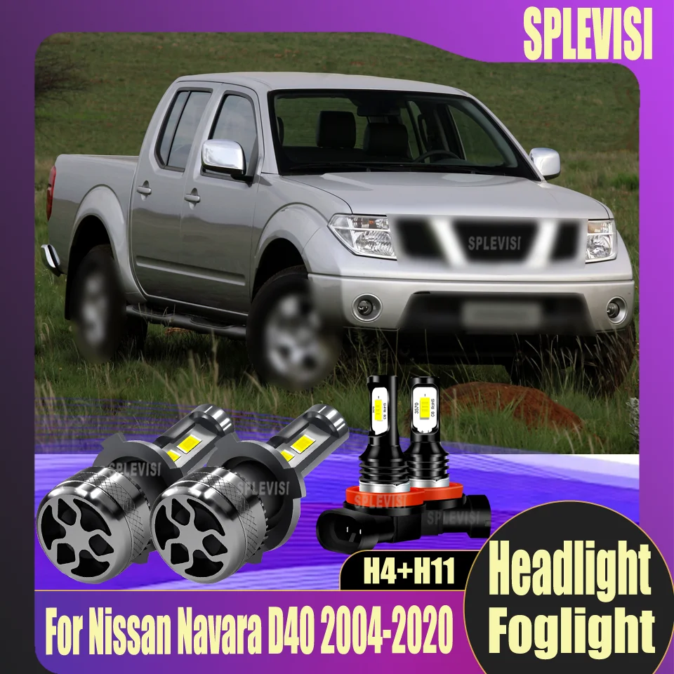 

Headlight/Foglight H4/H11 Night driving safety For Nissan Navara D40 2004 2005 2006 2007 2008 2009 2010 2011 2012 2013 2014-2020