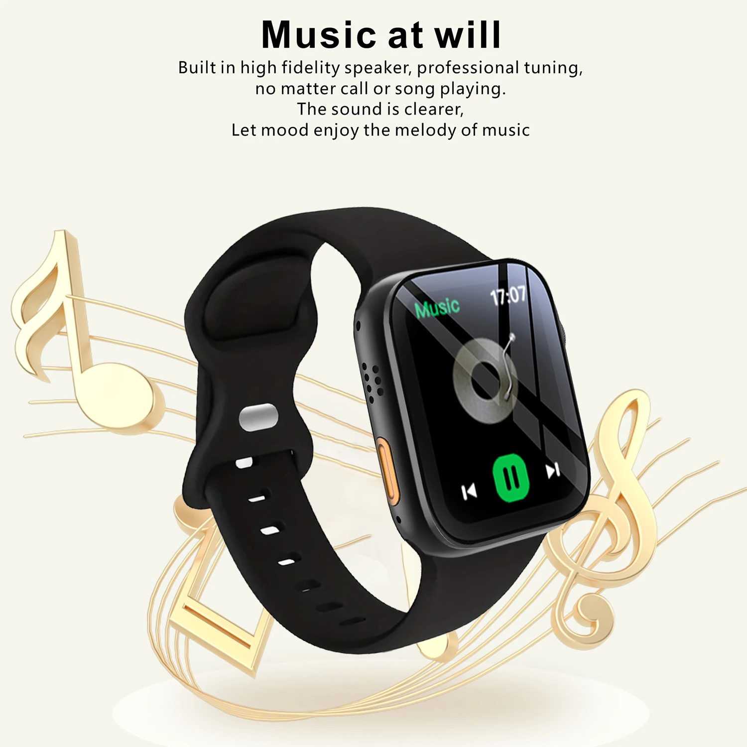 Inteligentny zegarek Wielofunkcyjny inteligentny zegarek sportowy, połączenie bezprzewodowe, Bluetooth, monitorowanie stanu zdrowia