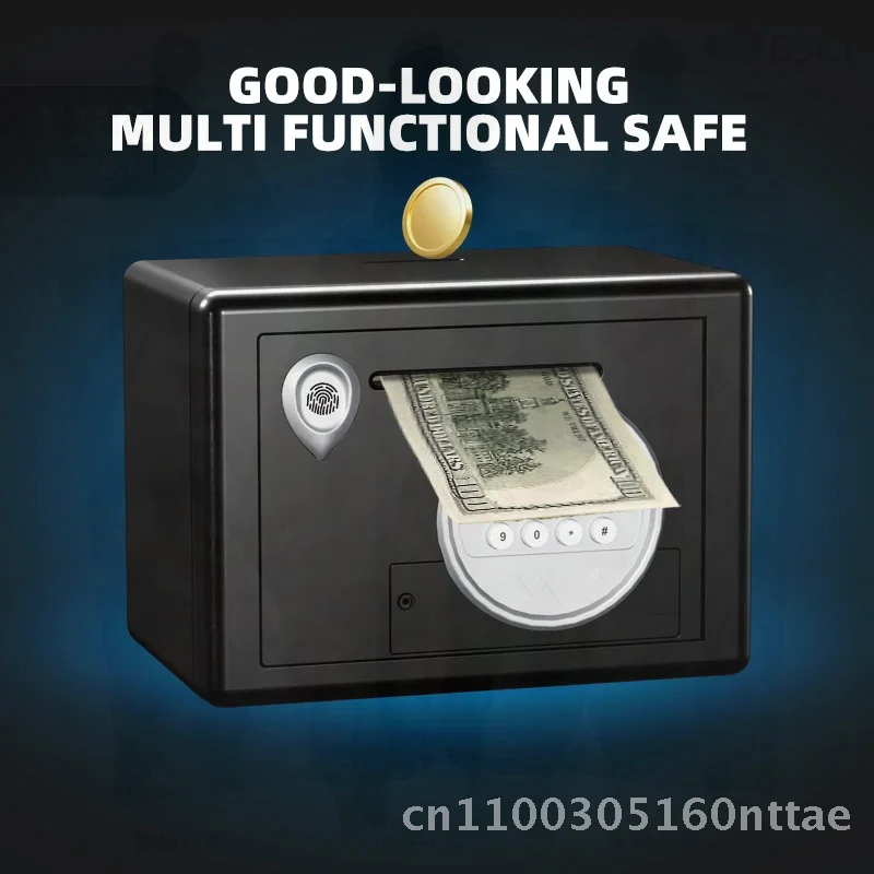 Iggy Bank créatif automatique roulant d'argent Atm mot de passe empreinte digitale pièce de monnaie économie d'argent semblant jouer jouet enfants anniversaire Gif