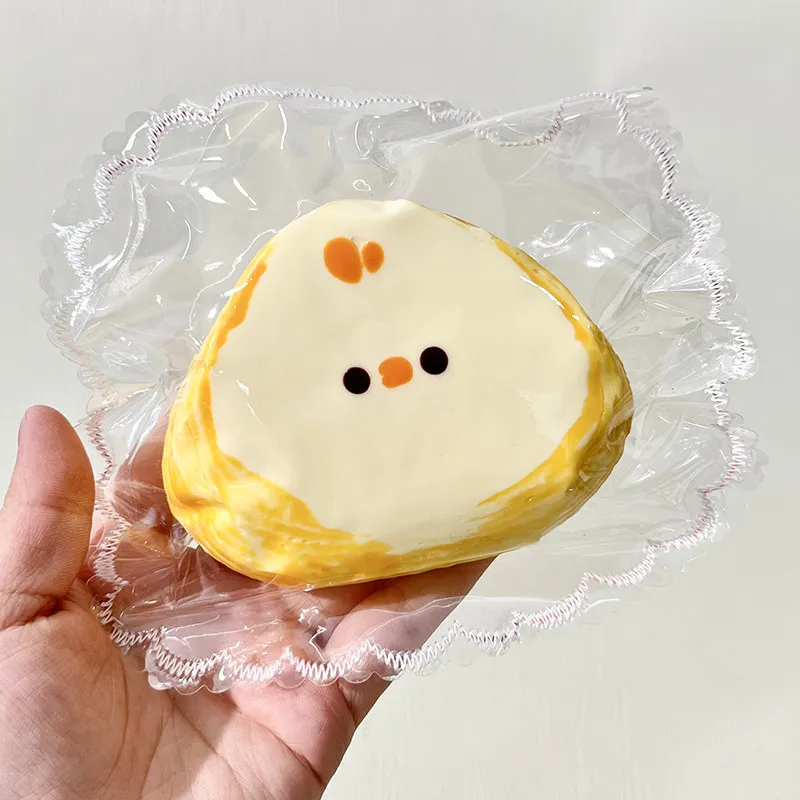 Silicoco Chicken Triangle Animal Series Squishy Toy Fake Dessert Soft Slow Rising Stress Relief Fidget Party Gift #Nulala200073
