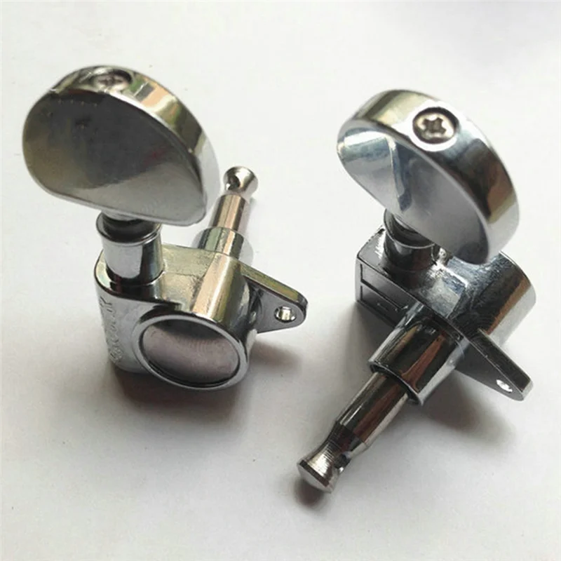 Guitar String Knob Grover String Winder Fully Enclosed Guitar String Tuning Pegs Keys Tuners Machine Heads K