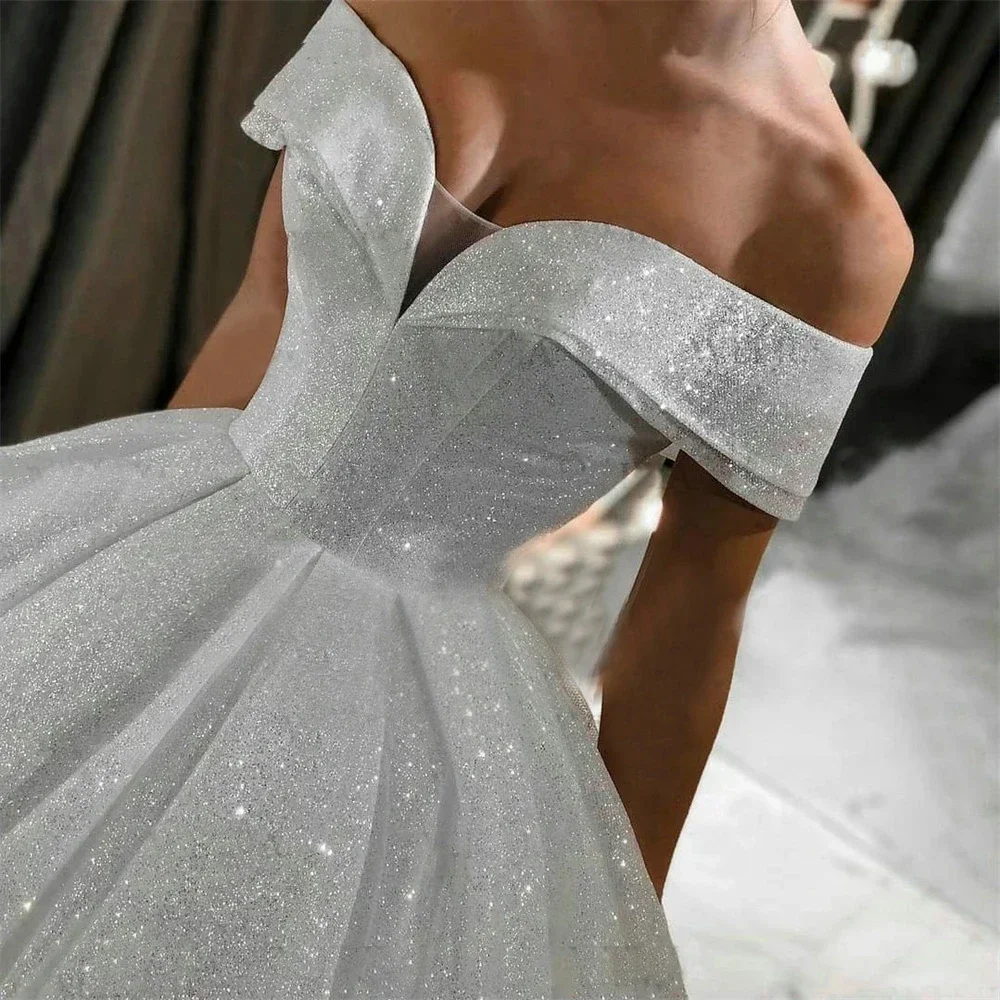 

Vinca Sunny Customzied Off the Shoulder Wedding Dresses Ball Gown 2025 Bridal Gown For Women Bride Dress vestidos novias boda