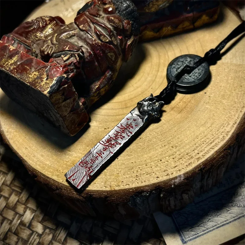 

Taoist Jewelry Thunder method Token Necklace Pendant for Body Protection Hanging Simple Exquisite High-grade Lucky Charm Pendant